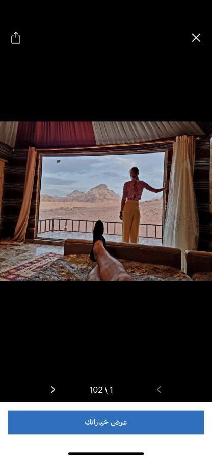 Bedouin desert camp Wadi Rum Exterior foto